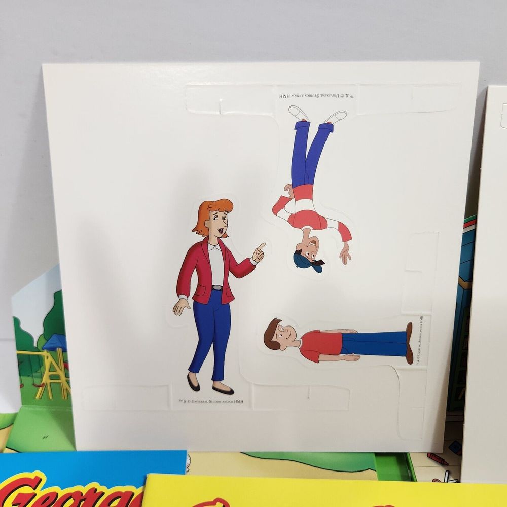 Curios George Schoolhouse Fun (Book And Play Set) Paperback-2012 - Picture 5 of 13